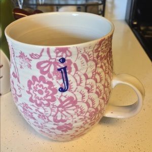 Anthropologie monogram mug